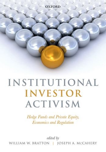 Institutional Investor Activism By William Bratton – eBook PDF