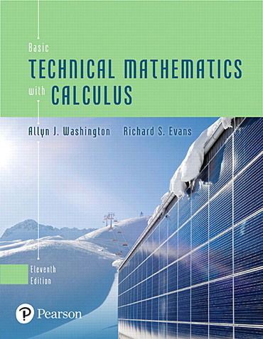 Basic Technical Mathematics with Calculus 11th Edition, ISBN-13: 978-0134437736