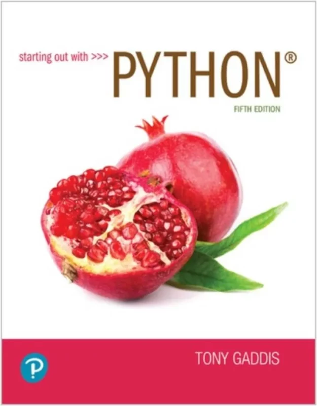Starting Out with Python (5th Edition) – PDF