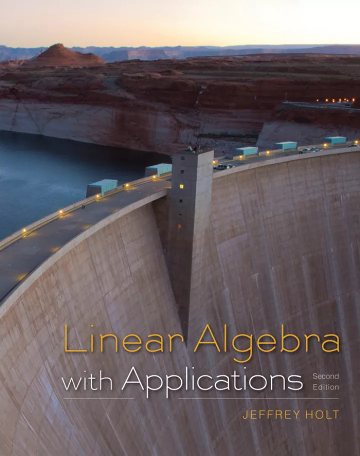 Linear Algebra with Applications (2nd Edition) – Holt – PDF
