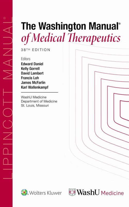 Washington Manual of Medical Therapeutics (38th edition) – eBook PDF